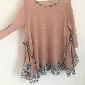 Long Ruffled Top